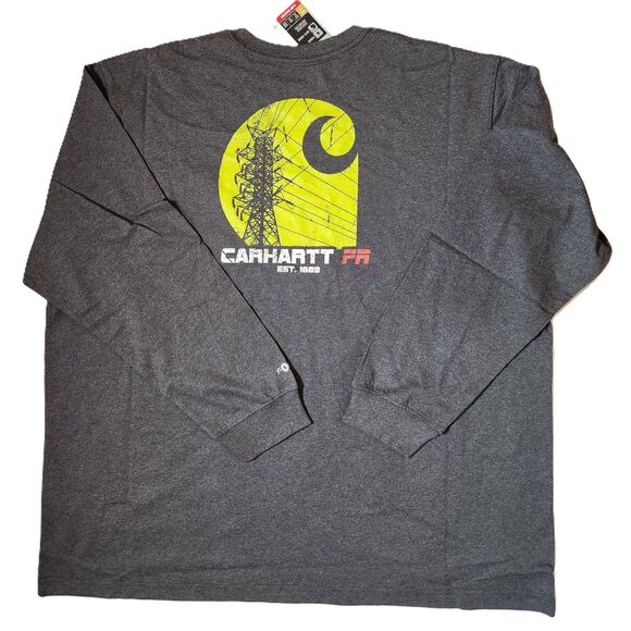 Carhartt Flame Resistant FR FORCE Long Sleeve Shirt | Men's size 3XL | - Picture 2 of 10